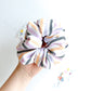 Black White Orange Purple Oversized Scrunchy