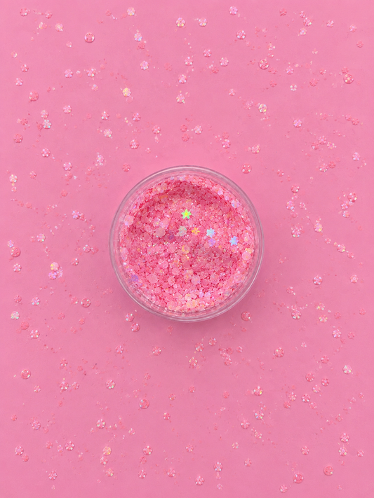 Pink Hair Glitter
