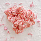 Pink Candy Cane Scrunchie