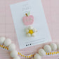 PREORDER: Personalized Apple Hair Clip