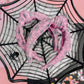 Pink Spider Web Halloween Knotted Headband For Girls & Women