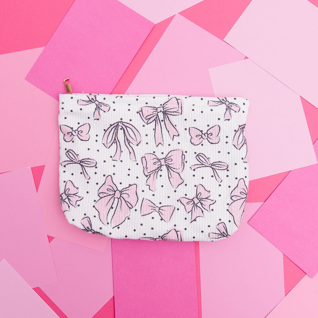 Bow Zipper Pouch