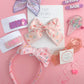 PREORDER: Pink Sprinkle Large Pinwheel Bow