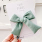 Green large Pinwheel Hair Bow
