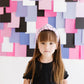 Black|Orange|Purple|Lilac Stripes Knotted Headband for Girls & Women