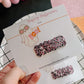 Glitter Ghost Halloween Classmate Bestie Snap Clip Card Gift
