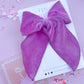 Berry Burst Velvet Oversized Bow