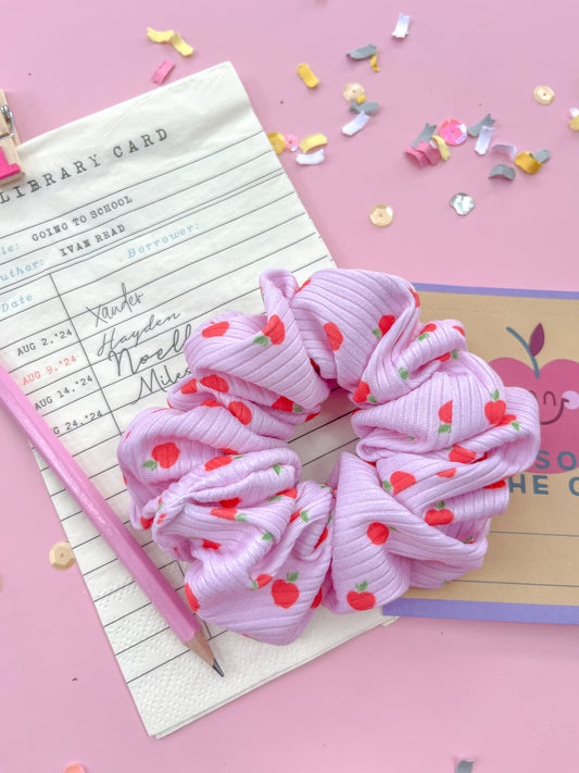 Pink Apple Regular Scrunchy