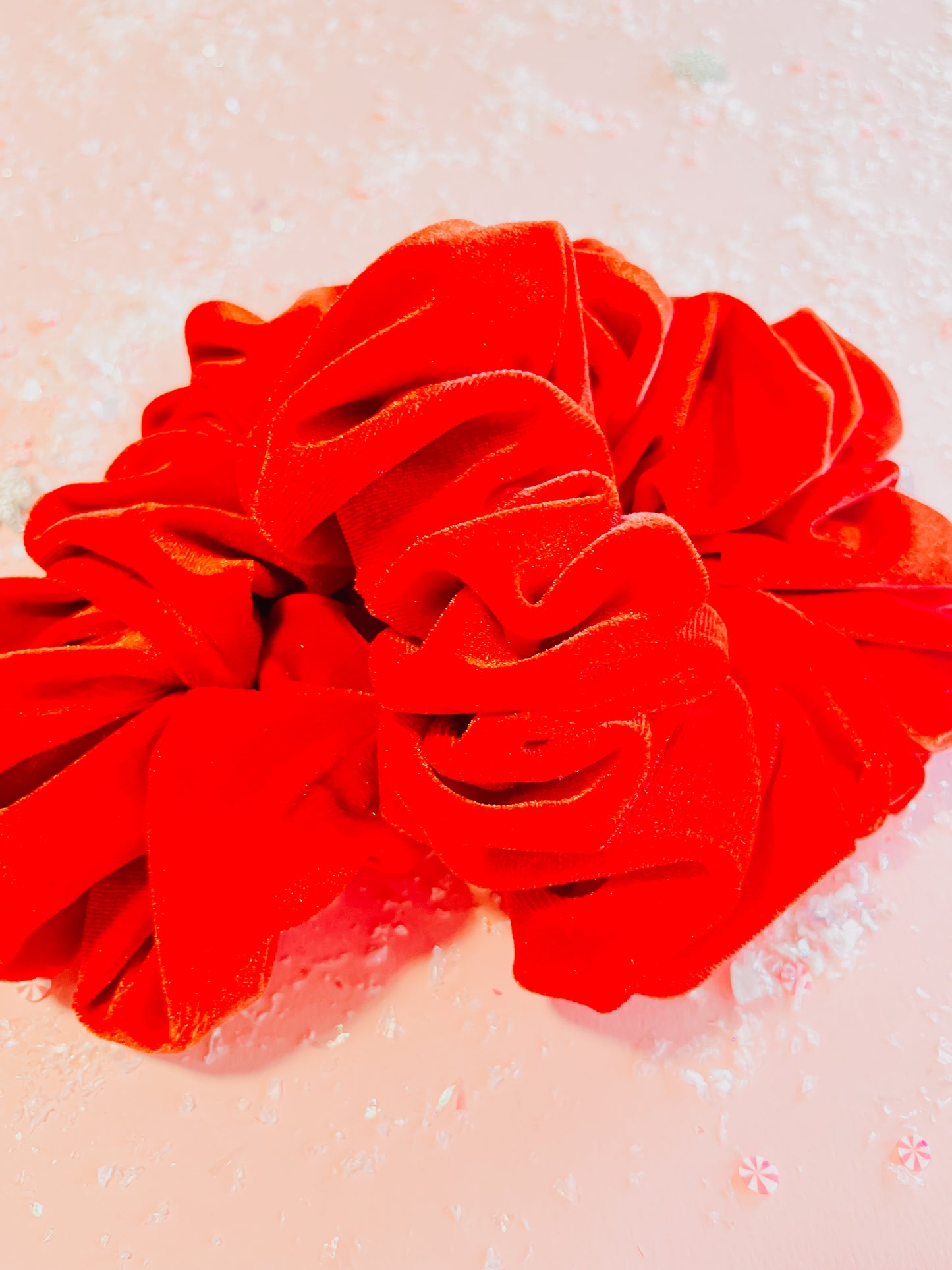 Red Velvet Oversized Scrunchie