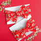 Red KC Football Baby Bow Turban