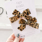 Leopard Velvet Pigtails