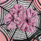 Pink Spider Web Oversized Scrunchy
