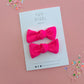 Hot Pink Tropic Knot Bow Pigtails