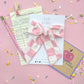 Pink White Checkered XL Pinwheel Bow