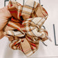 Fall Plaid Oversized Scrunchy