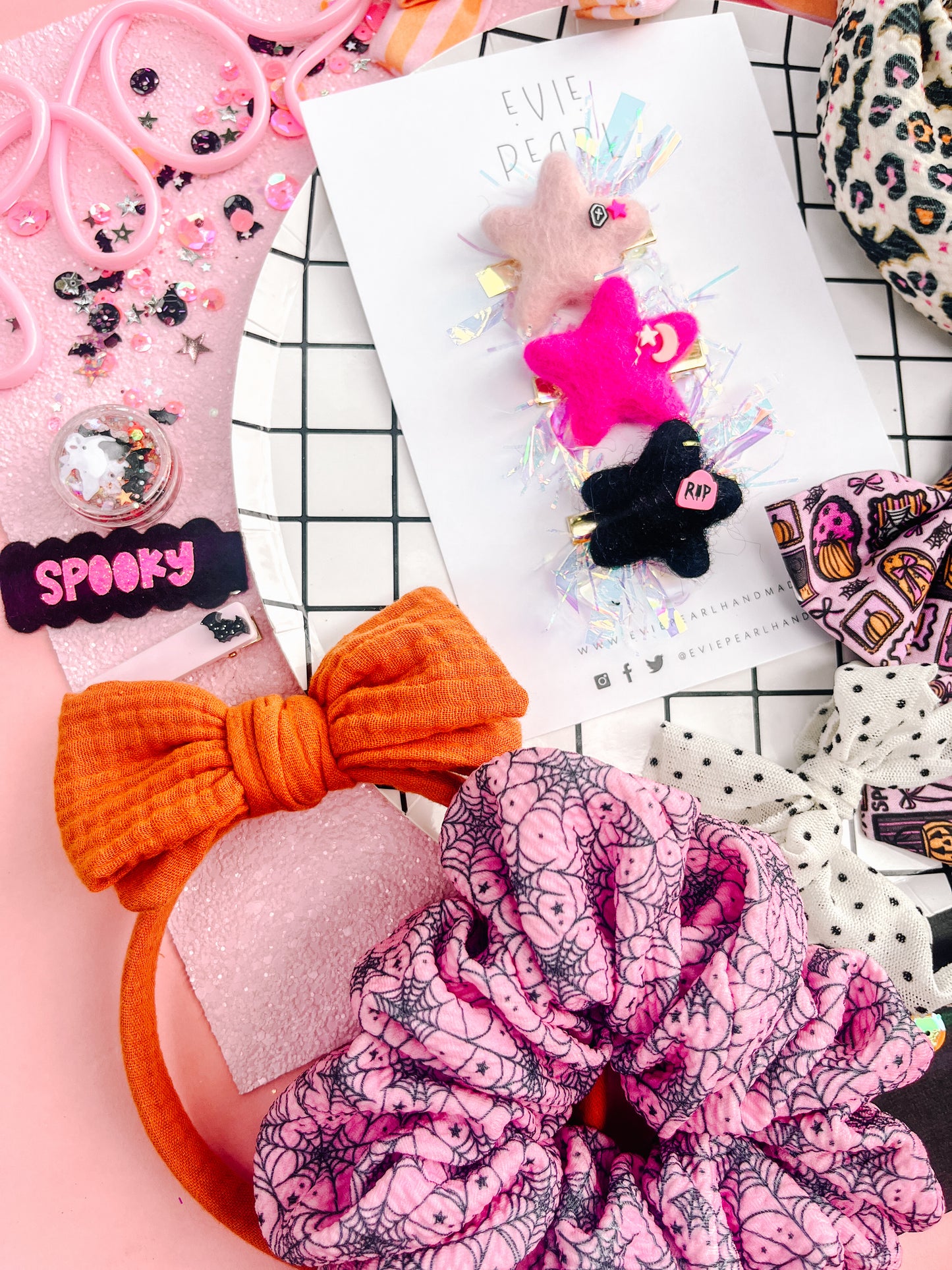 Orange| Bow Headband for Girls