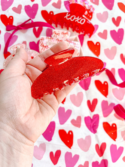 Valentine Claw Clip