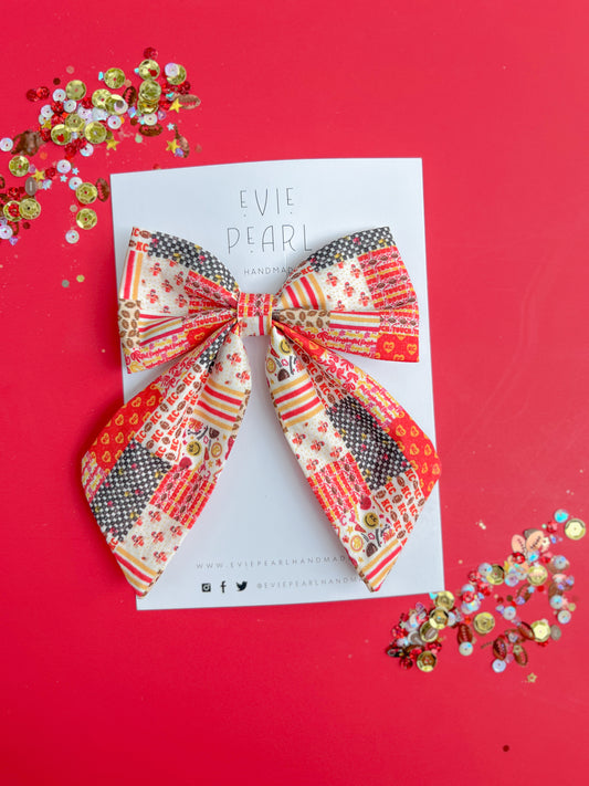 KC Quilt Patchwork Medium Sailor Bow