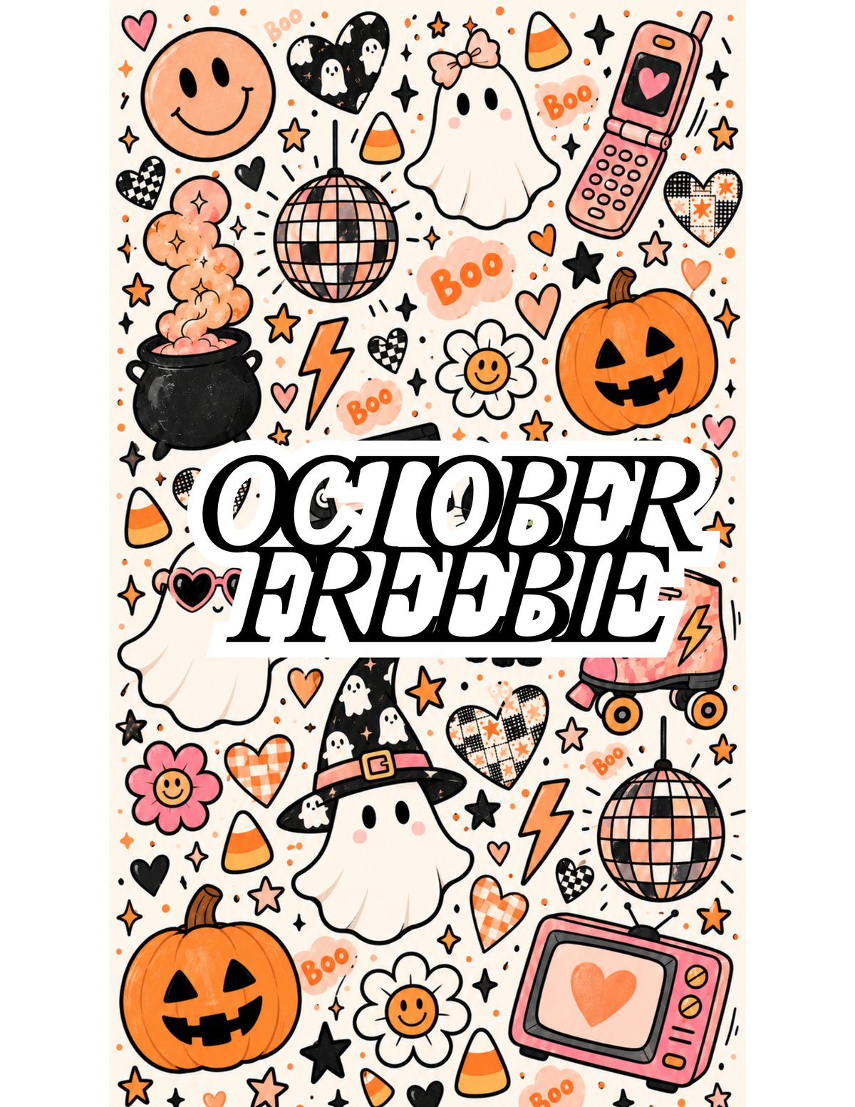 SUBSCRIBERS ONLY- October Phone Wallpaper Freebie