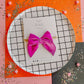 Plum Berry| Velvet Small Bow on Nylon Headband