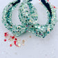 Mint Green Sequins Knotted Headband for Girls & Women