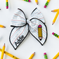 PERSONALIZED Pencil Hair Bow