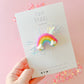 Rainbow Party Tinsel Clip