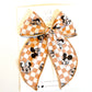 Tan Checkered Modern Mouse Bow