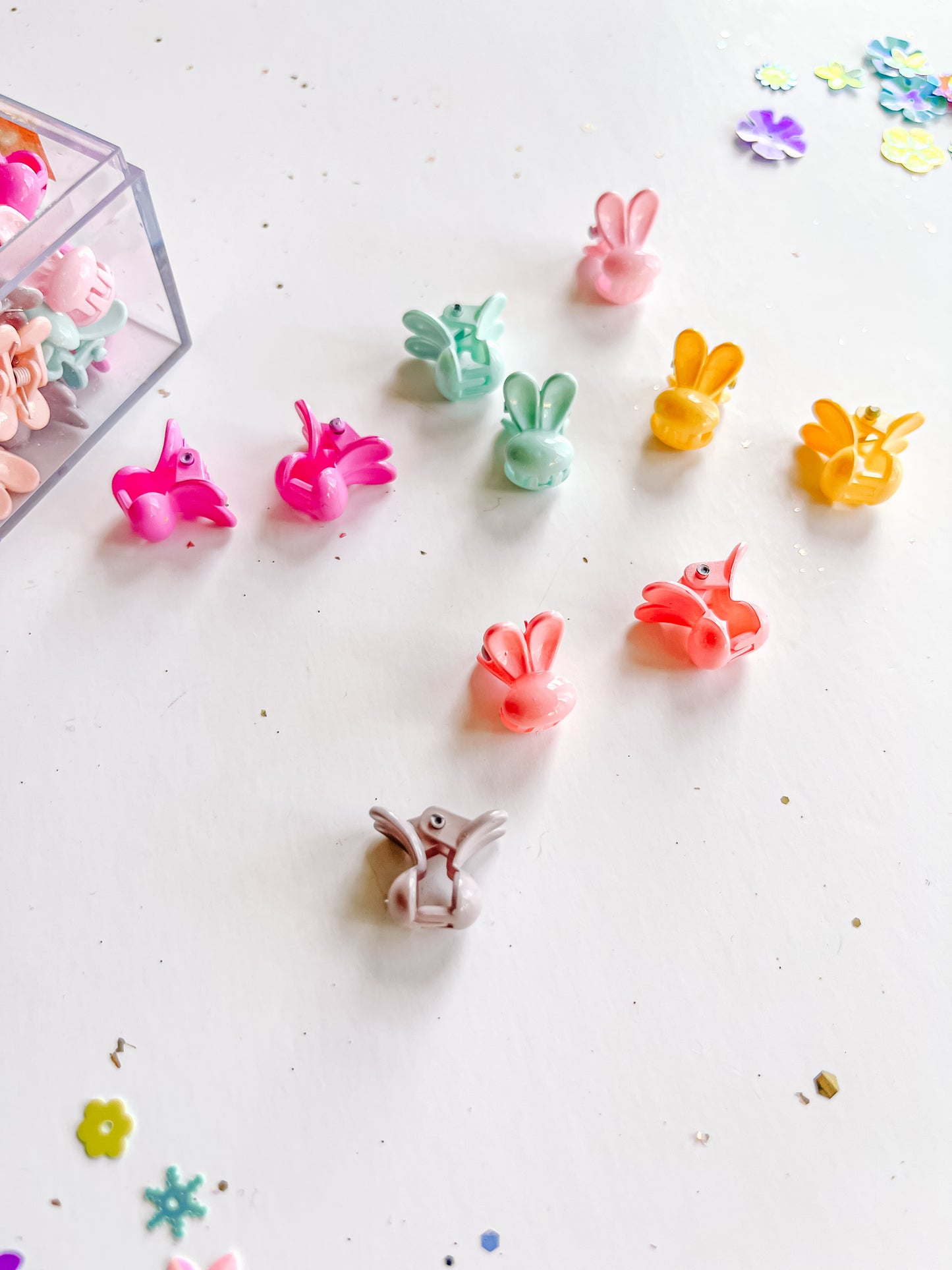 Tiny Bunny Claw Clips