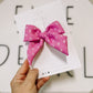 Large Pink Dash Pinwheel Bow