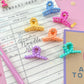 Mini Beaded Claw Clip Set of Six