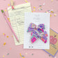 Bright Quilt Back To School Small Pinwheel Pigtails