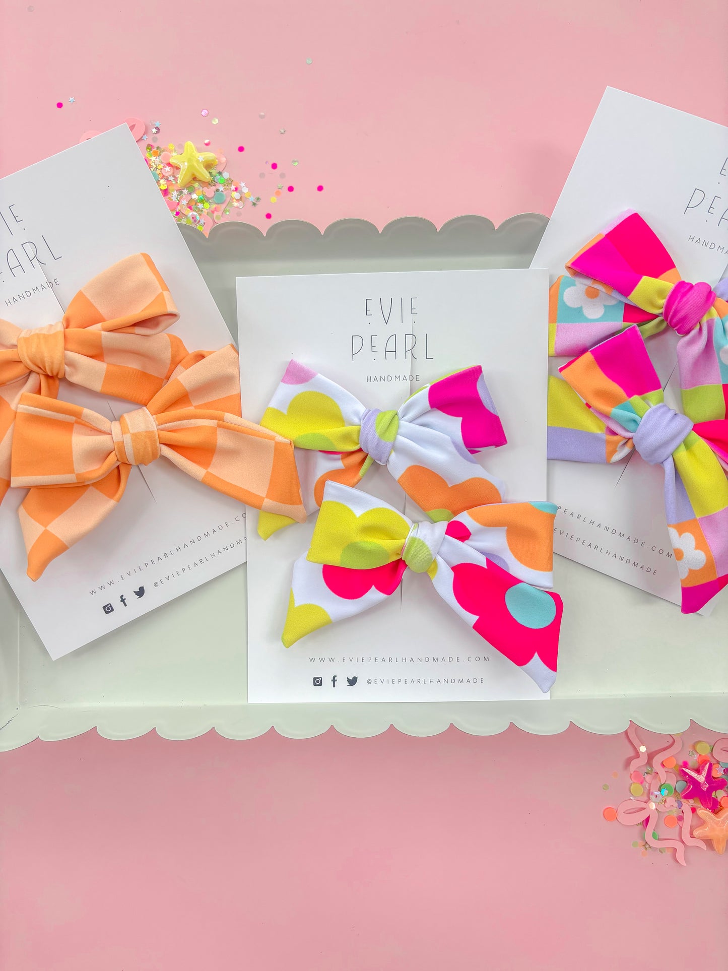 Swim Medium Pinwheel Pigtail Set
