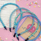 1 Blue Surprise Glitter Headband For Girls