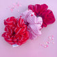 Rosie Pink Velvet Oversized Scrunchy