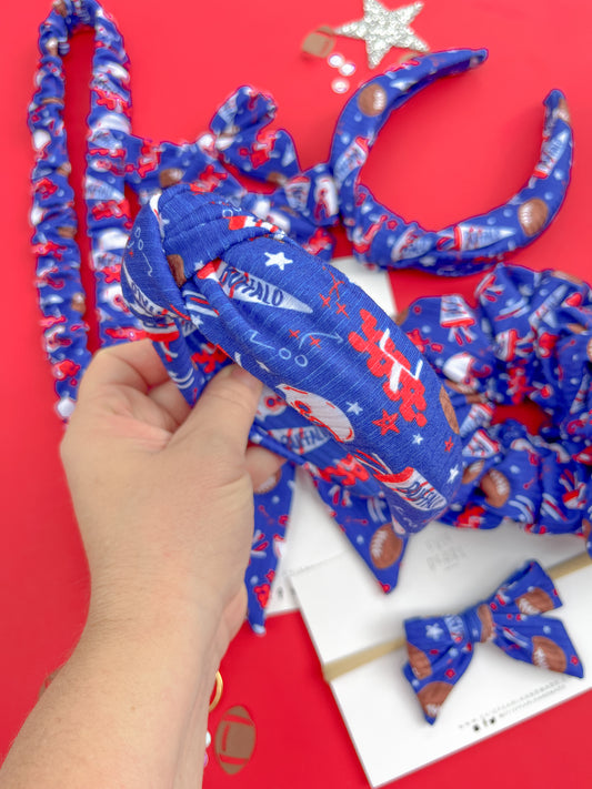 Buffalo Bills Hair Accessories | Bows, Scrunchies & Headbands