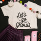 Orange Ghost Oversized Hair Bow For Girls