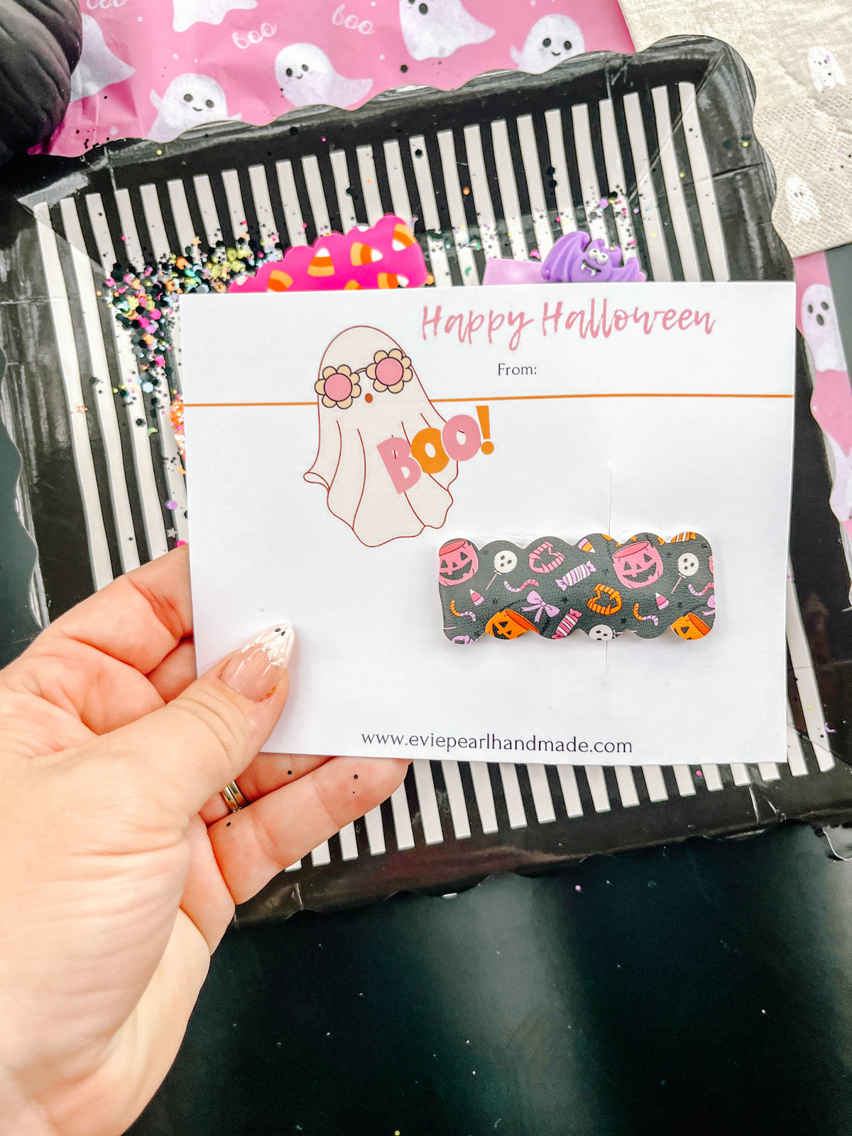 Spooky Cute Halloween Hair Clip