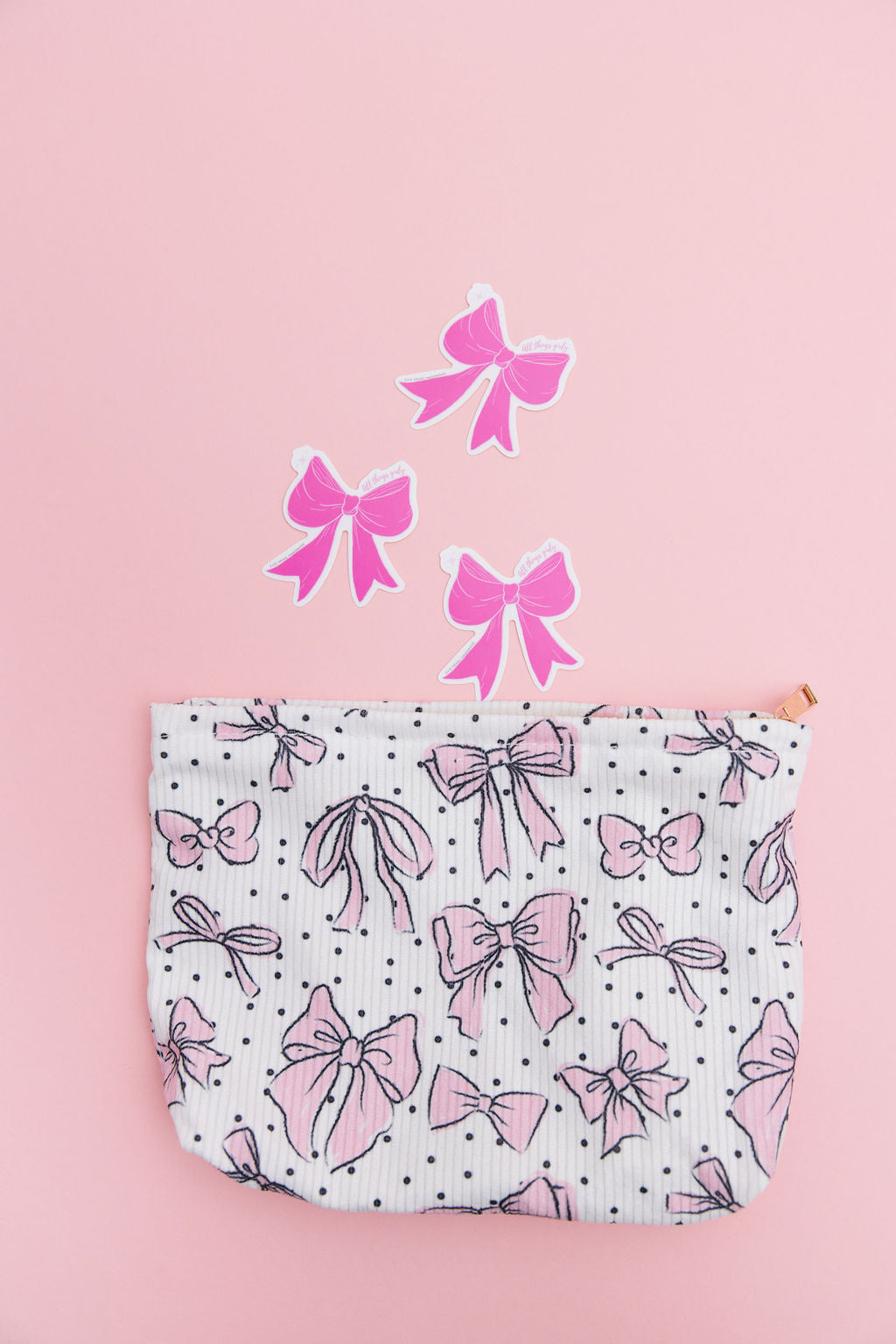 Bow Zipper Pouch