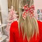 Red Santa Oversized Bow