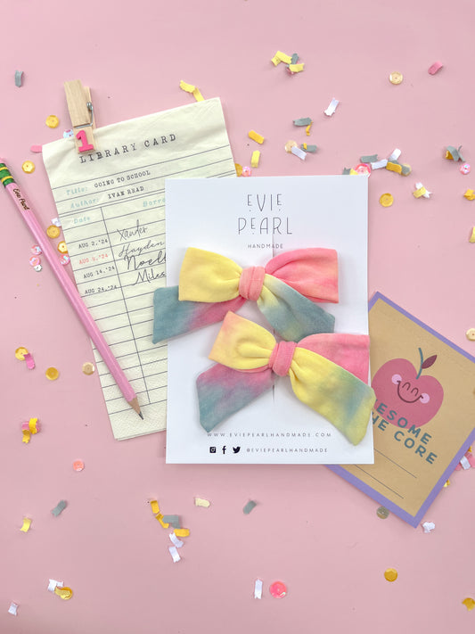 Tie-Dye Medium Pinwheel Pigtails