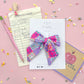 Bright Quilt School Supply Large Pinwheel Bow
