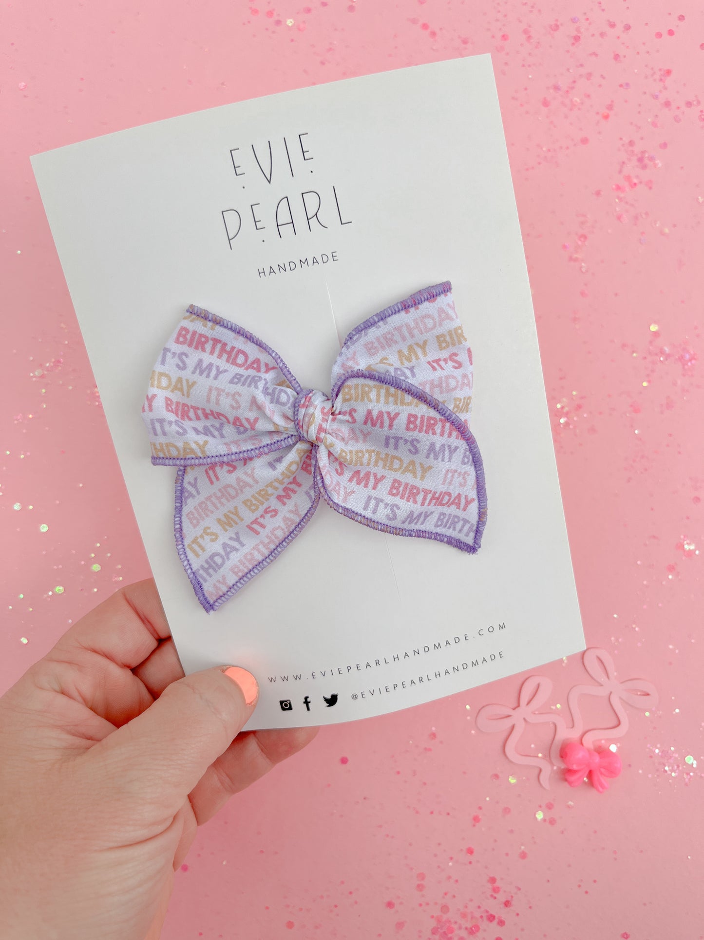 It’s My Birthday Small Bow