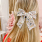 Boho Grinch Large Pinwheel Bow