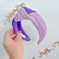KSU Purple Lilac Colorblock Knotted Headband for girls & women