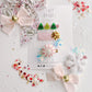 Whimsical Snowflake Tinsel Hair Clip