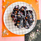 Black|Pumpkin Bow Buckets Oversized Scrunchie