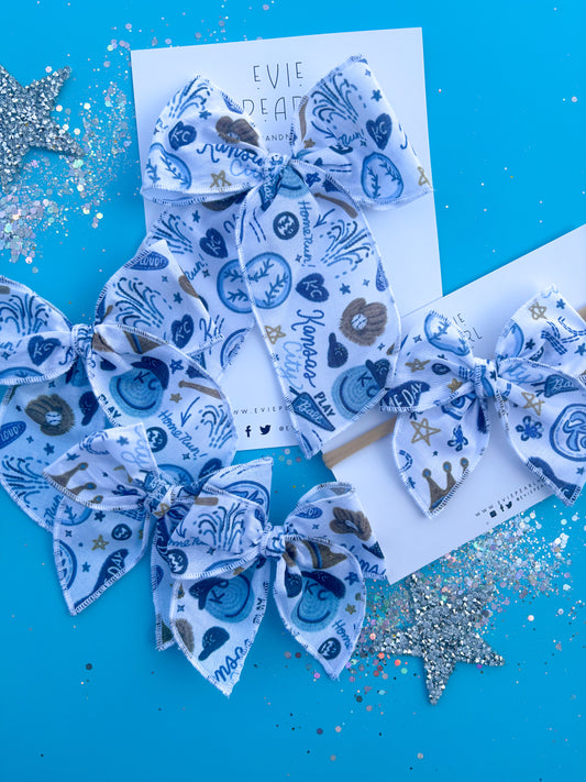 Kansas City Patches Hair Bow