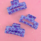 Purple Daisy Claw Clip