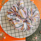 Black|Orange|Purple|Lilac Halloween Stripes Oversized Scrunchie